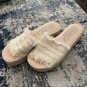 BEACH platform sandals